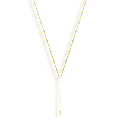 Sweet Pearl Lariat Necklace - EVRYJEWELS