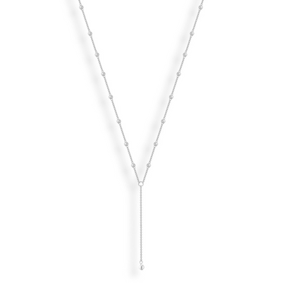 Sweet Pearl Lariat Necklace - EVRYJEWELS