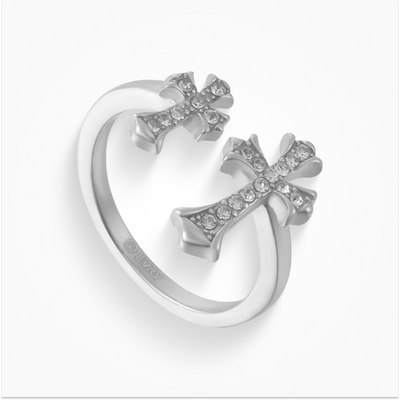 Double Cross Me Ring - EVRYJEWELS